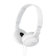 Sony MDR-ZX110 Stereo Monitor Over-Head Headphones White MDRZX110 Fast Ship - £10.39 GBP