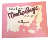 1960 Souvenir Photo Folder Frank Senne&#39;s Moulin Rouge Hollywood Callifornia - $20.04