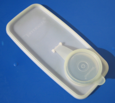 Vintage Tupperware Cereal Keeper #470 Lid Only  Sheer with flip Lid #471 - $8.35 CAD