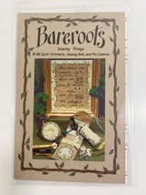 Bareroots SEWING THINGS #88 Quilt Stitchery Sewing Roll &amp; Pin Cushion Pa... - $10.88