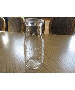 Vintage Tilton&#39;s City Dairy Asbury Park NJ 8oz Glass Milk Bottle Thatche... - $20.23 CAD