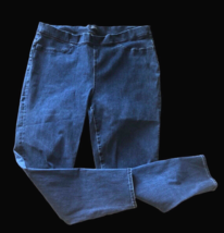 J Crew Toothpick Skinny Jeans 34 / 18 Pull On Denim Tummy Tuck Womens Da... - £43.87 GBP