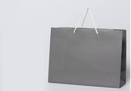 5/10pcs Custom LOGO Printed Grey Art Paper Gift Bags Personalized Retail Shoppin - £53.16 GBP