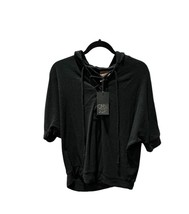 CHASER LOVE CLOTH DOLMAN HOODIE BLACK LAVE UP MEDIUM NEW NWT - $19.79