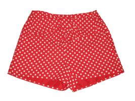 Disney Red White Polka Dot Shorts Big Bow Size M Minnie Mouse Lauren Conrad - $14.83