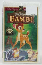 VINTAGE Walt Disney Masterpiece Bambi VHS Cassette in Clamshell Case - £39.10 GBP