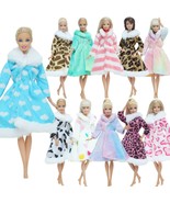 Coat For Winter Warm Wear For Barbie Doll Outfits Fur Clothes Doll Stock... - £7.45 GBP+