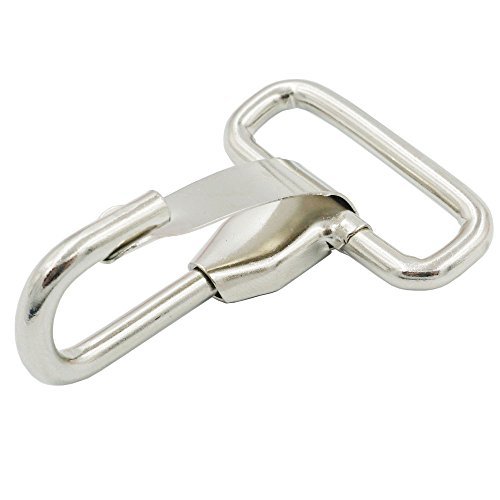 Bluemoona 20 PCS - Metal Trigger Swivel Snap Hook Clip Belt Webbing Strapping 32