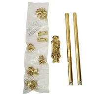 Signature Hardware 560241 Helmina 24" Cabinet Cremone Bolt - Polished Brass - $30.90