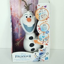 Disney Frozen 2 Walk &amp; Talk Olaf 25+ Sounds &amp; Phrases 12” Figure Waddles... - £32.86 GBP