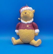 Vintage Disney Winnie The Pooh Wood Jointed Arms Legs Christmas Ornament... - $12.86