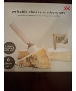 Writable Cheese Markers Set  Brie 6 Piece Set! - $556.43 MXN