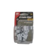 Ez Cable Clips 1/2" White Wood 15 In Pack - $3.95