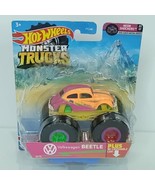 Hot Wheels Monster Truck VW Volkswagen BEETLE 1:64 Neon Shockers 03/07 - £15.56 GBP