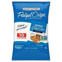 Snack Factory Original Flavored Pretzel Crisps Crackers - 10oz/10pk - £23.21 GBP