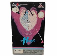 The Hunger David Bowie VHS 1983 Erotic Thriller Betamax Beta Catherine D... - £15.78 GBP