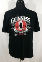 Guineness Official Merchandise London Mens XL Logo Short Sleeve Black T ... - $12.92