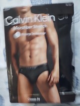 Calvin Klein Men&#39;s Small Black  3-pack Microfiber Stretch Hip Briefs New - $34.16