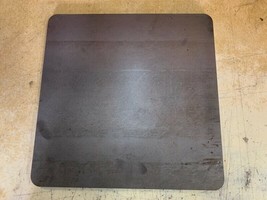1 Pc of 1/8&quot; Steel Plate, 1/8&quot; x 17.5&quot; x 17.5&quot; Rounded Corners, A36 Steel - £66.10 GBP