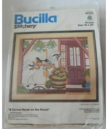 NEW Bucilla Stitchery Kit A Circus Horse on the Porch 16&quot;x20&quot; #49260 NIP - £29.46 GBP