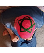 Crochet Hat Handmade Hat Men&#39;s Adults Handcrafted, Cap Token Star Morocc... - $42.65 CAD