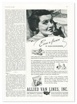 Print Ad Allied Van Lines Old-Fashioned Vintage 1938 3/4-Page Advertisement - £7.62 GBP