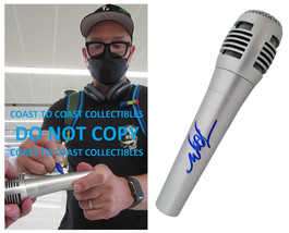 Mark Hoppus Blink 182 signed microphone autographed mic COA exact proof - £387.00 GBP