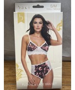 Baci Floral Lace Panty &amp; Bra Set Style 3209 Small / Medium Sexy Lingerie... - $47.52 CAD