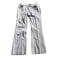 VTG TOMMY JEANS Juniors women&#39;s Flare Leg Denim Jeans no back pocket sz 9 - £18.32 GBP