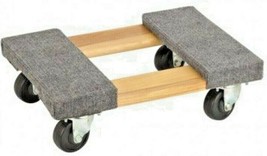 MOVERS DOLLY Carpeted Hardwood 1000 pound 1/2Ton 12.25&quot; x 18&quot; Moving CAR... - $59.56