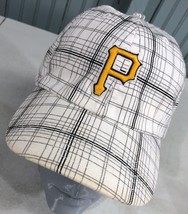 Pittsburgh Pirates Plaid YOUTH Black Strapback Baseball Cap Hat 47 Brand - £9.85 GBP