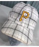 Pittsburgh Pirates Plaid YOUTH Black Strapback Baseball Cap Hat 47 Brand - $12.56