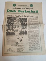 Vintage University of Oregon Ducks Basketball Game Program 1970s 1974 70s VTG - £8.77 GBP
