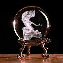 IFOLAINA 3D Tiger Crystal Ball Tiger Figurines in Ball 2.36&quot;D x 2.36&quot;W x... - $22.01