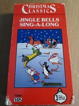 Christmas Classics Jingle Bells Sing-A-Long Vintage Kids Cartoon VHS - £19.77 GBP
