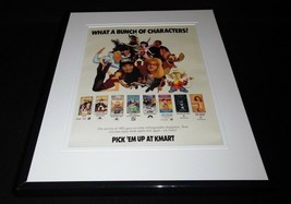 Batman Wayne&#39;s World Jane Fonda K Mart 1992 Framed 11x14 ORIGINAL Advertisement - £27.62 GBP