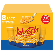 Velveeta Shells &amp; Cheese Original Macaroni and Cups 2.39 Oz, Pack of 8 - £9.86 GBP