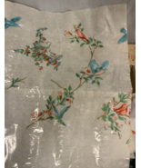 Vintage Karen Carson Creations Polyfab Scented Drawer Lining Birds Floral - £7.34 GBP