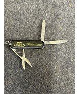 Vtg Cozean Memorial Chapel Crematory Advertising Mini Pocket Knife Farmi... - $8.91