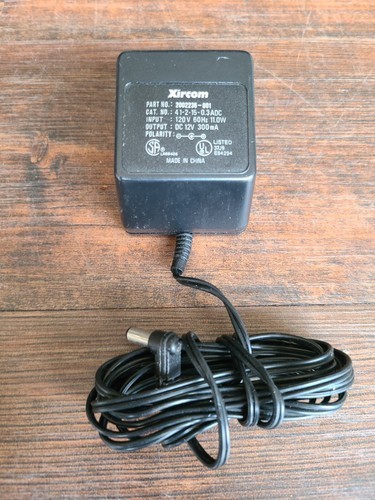 Xircom 2002236-001 AC Power Adaptor Plug OUTPUT 12V 300mA Input 120V 60H... - $5.00