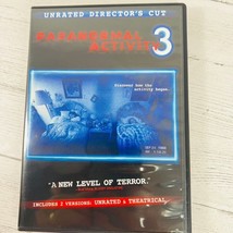 Paranormal Activity 3 Dvd Widescreen Directors Cut 2 Versions Unrated &amp; Theater - £15.94 GBP