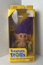 Galoob 1998 Treasure Trolls LOLLY Magical Trolls 1st Edition Purple Hair NIB - £13.90 GBP