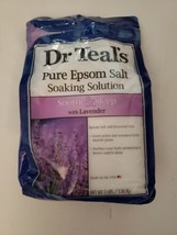 Dr Teal&#39;s Pure Epsom Salt Soaking Solution, Soothe &amp; Sleep, Lavender, 3lbs - £3.01 GBP