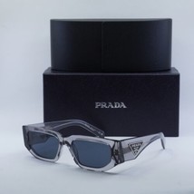 PRADA PR09ZS 18S09T Transparent Asphalt/Dark Grey 54-18-140 Sunglasses New Au... - £292.85 GBP