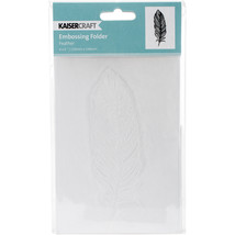 Embossing Folder Feather - $20.82