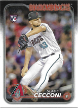 Slade Cecconi 2024 Topps Rookie #649 Arizona Diamondbacks Baseball Card - $0.65