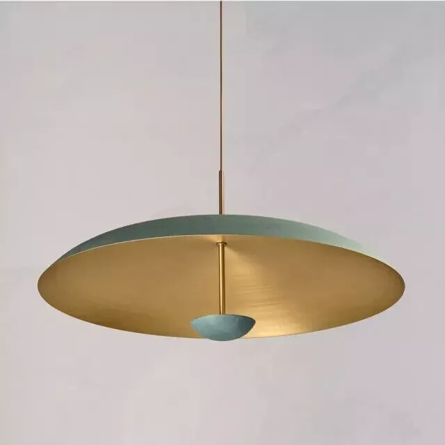 1950 Mid Century 1 Light Modern Rust Pendant Sputnik chandelier Light Fi... - £291.46 GBP