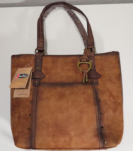 Justin Boots Womens Leather Purse Concealed Carry Brown Antiqued Rodeo W... - $49.45