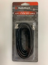 6 Foot BNC Coaxial Cable RG-59 75-Ohm Male Plug to Male Plug RadioShack ... - £7.97 GBP
