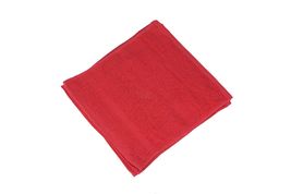 12 Pack Linteum Textile 12x12 in WASHCLOTHS Red Face Towels, 100% Soft C... - $18.99